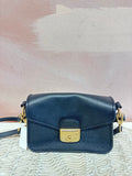 Longchamp Leather Perforated Crossbody w/ Dustbag