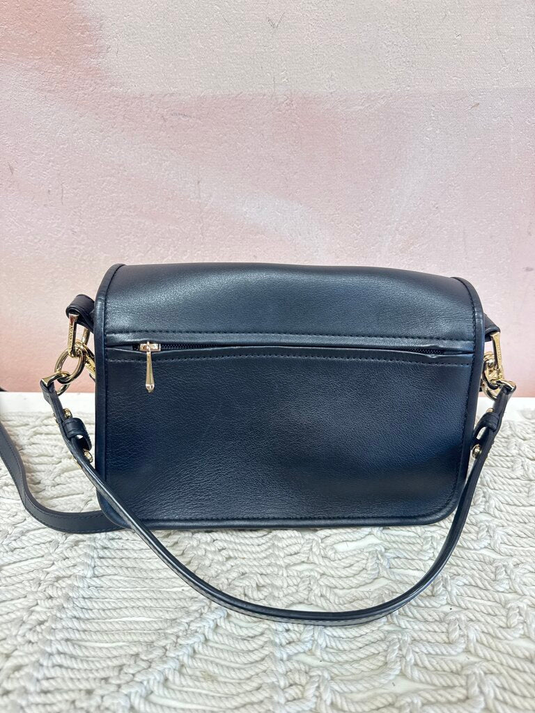 Longchamp Leather Perforated Crossbody w/ Dustbag