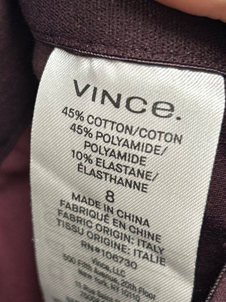 Vince Straight Leg Trouser NWT