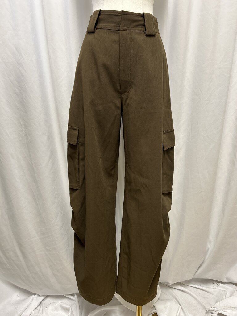 A.L.C. Wool Barrel Cargo Pant