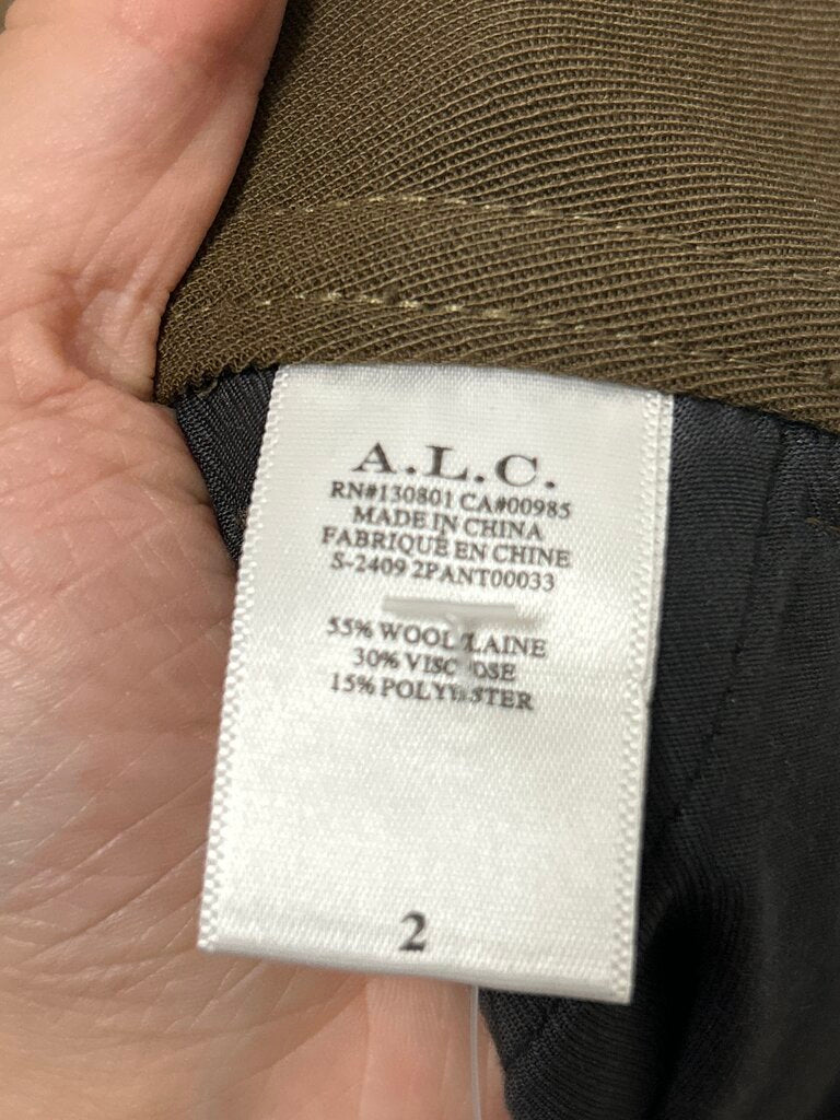A.L.C. Wool Barrel Cargo Pant