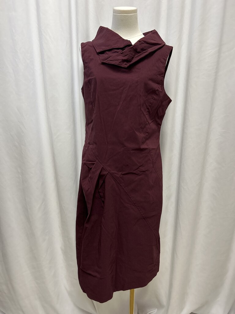 Porto Nylon Blend Asymmetrical Midi Dress