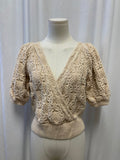 ASTR V-Neck Cropped Sweater