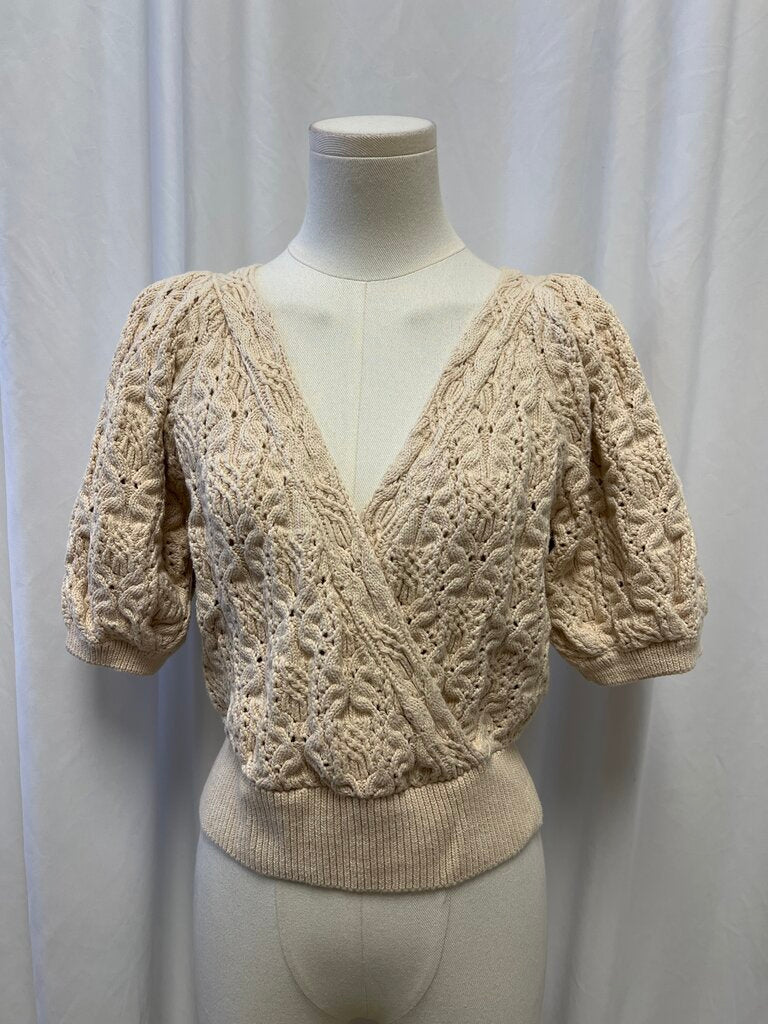ASTR V-Neck Cropped Sweater