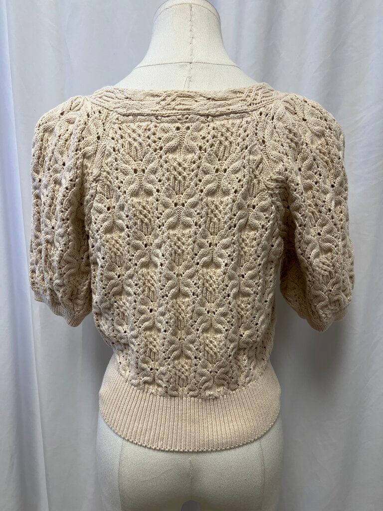 ASTR V-Neck Cropped Sweater