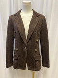 Peace of Cloth Animal Print Blazer