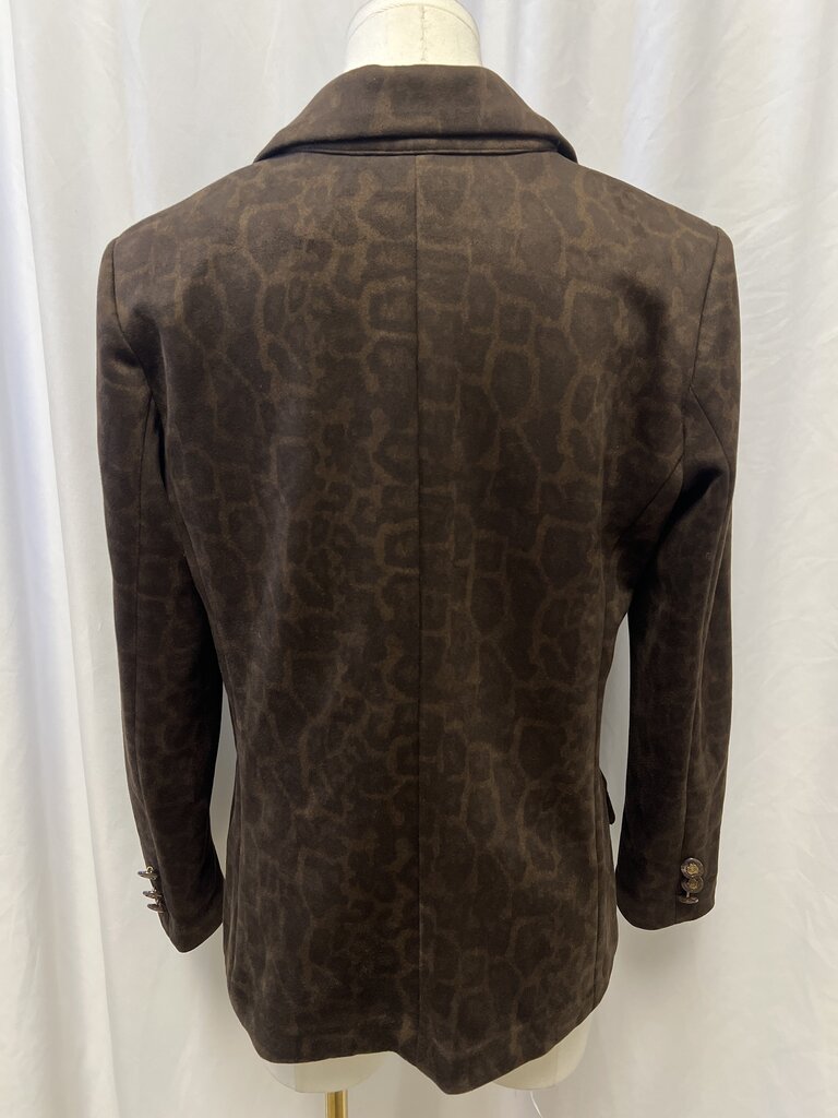 Peace of Cloth Animal Print Blazer