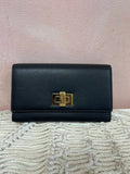 Fendi Twist Closure Continental Wallet w/ Box and Dustbag