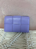 Bottega Veneta Lilac Leather Wallet