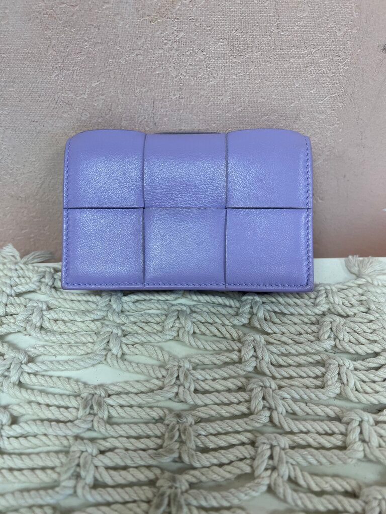 Bottega Veneta Lilac Leather Wallet