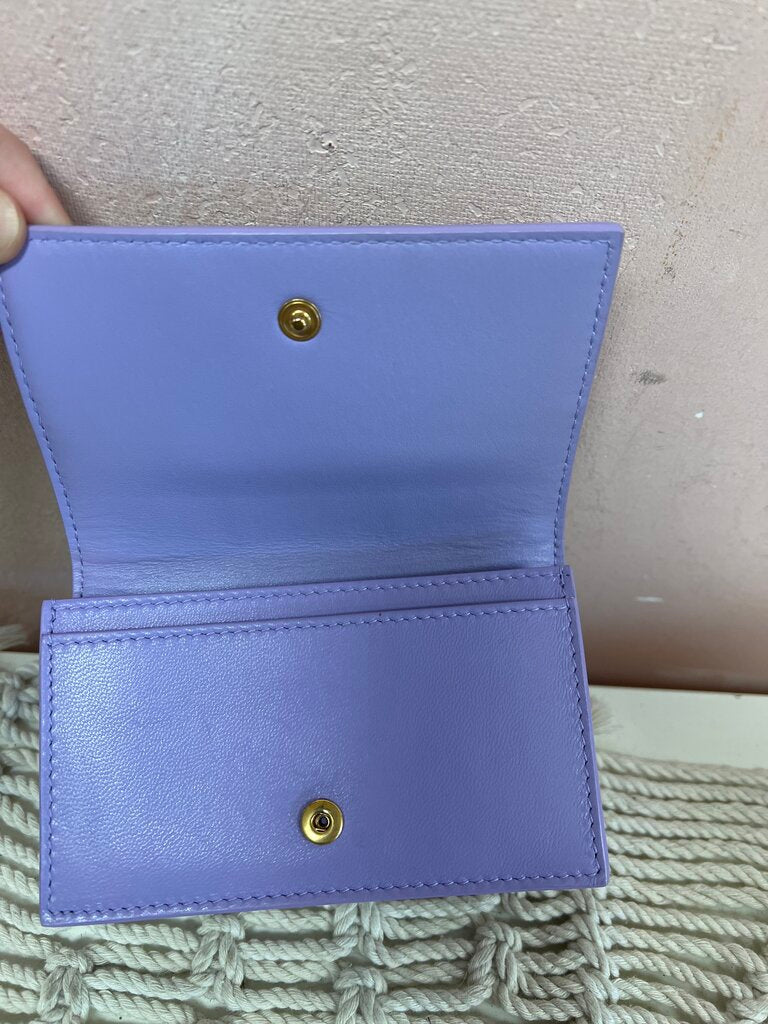 Bottega Veneta Lilac Leather Wallet