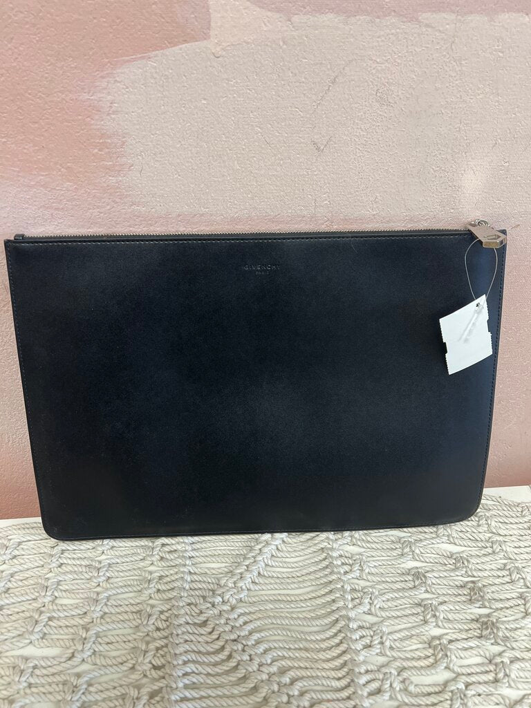 Givenchy Black Red Star Jumbo Clutch