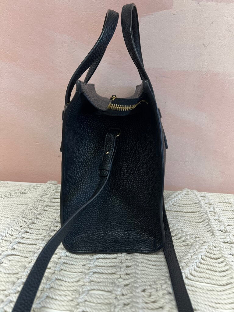 Ferragamo Leather Top Handle Detachable Crossbody Bag