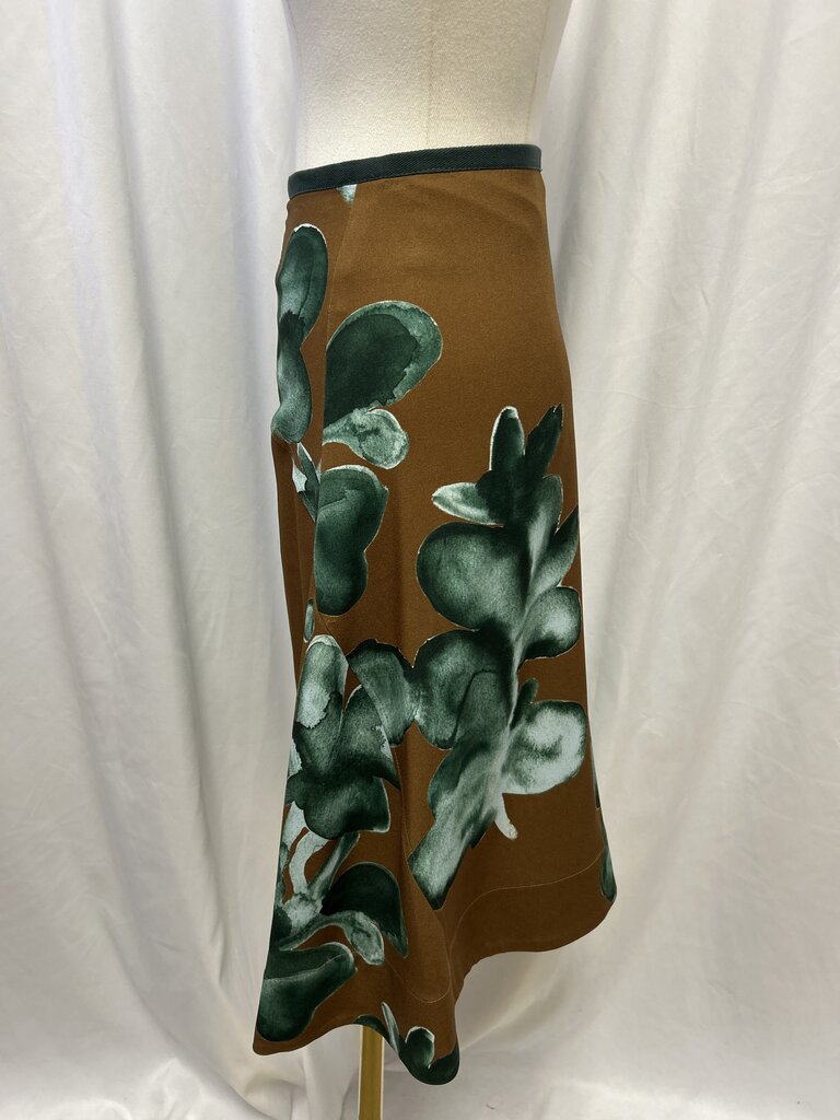 Odeeh Floral Print Midi Skirt