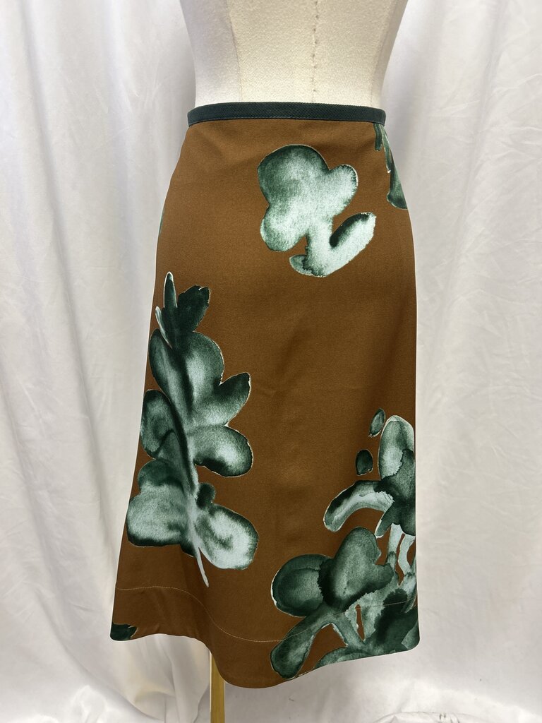 Odeeh Floral Print Midi Skirt
