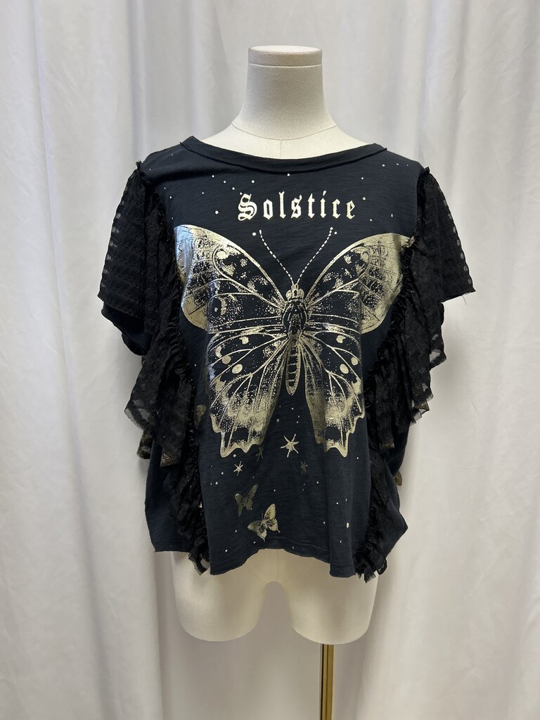 Pilcro Lace Solstice Butterfly Tee