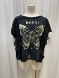 Pilcro Lace Solstice Butterfly Tee