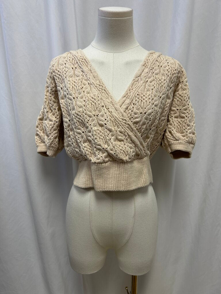 ASTR V-Neck Cropped Sweater
