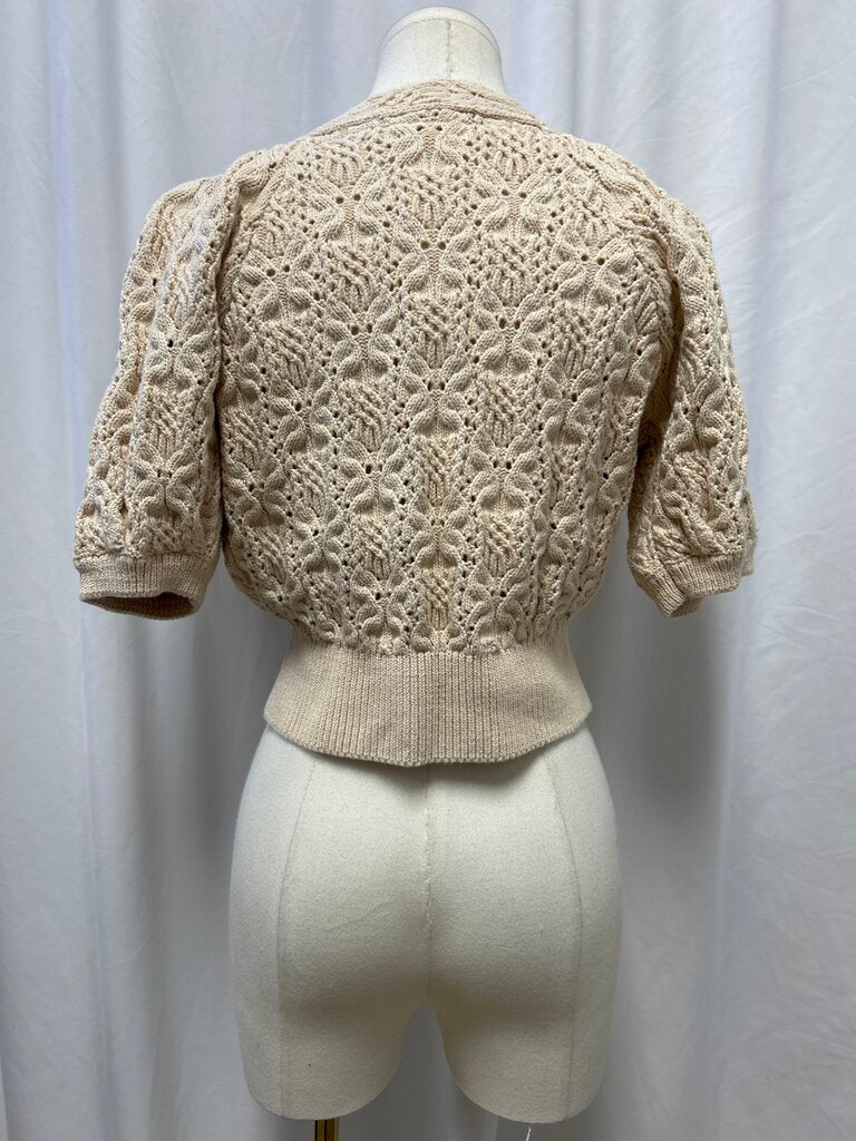 ASTR V-Neck Cropped Sweater
