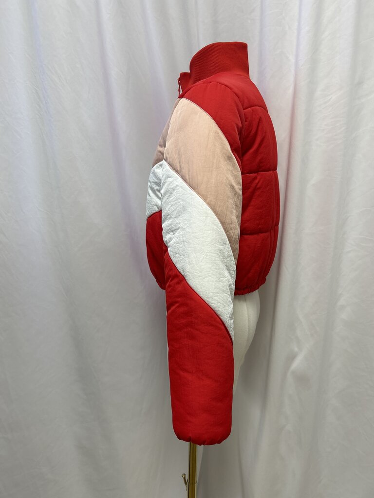 Tularosa Tricolor Cropped Puffer Jacket