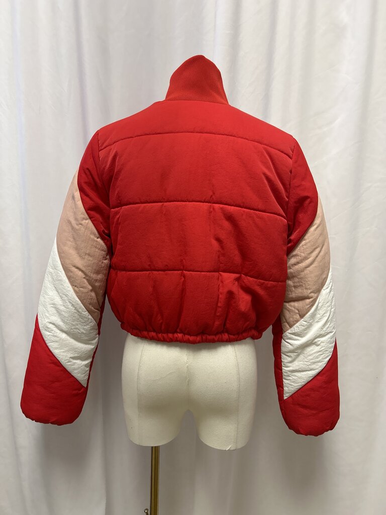 Tularosa Tricolor Cropped Puffer Jacket