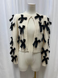 Alice + Olivia Open Front Bow Cardigan