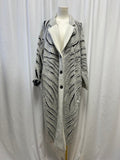 Phillip Lim Wool/Alpaca Blend Distressed Duster