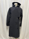 T Alexander Wang Black Hooded Raincoat