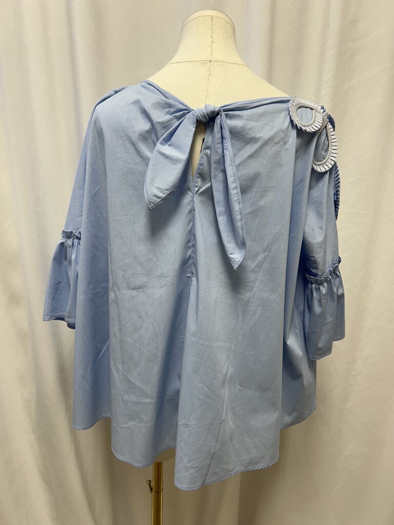Tricot Chic Applique Blouse