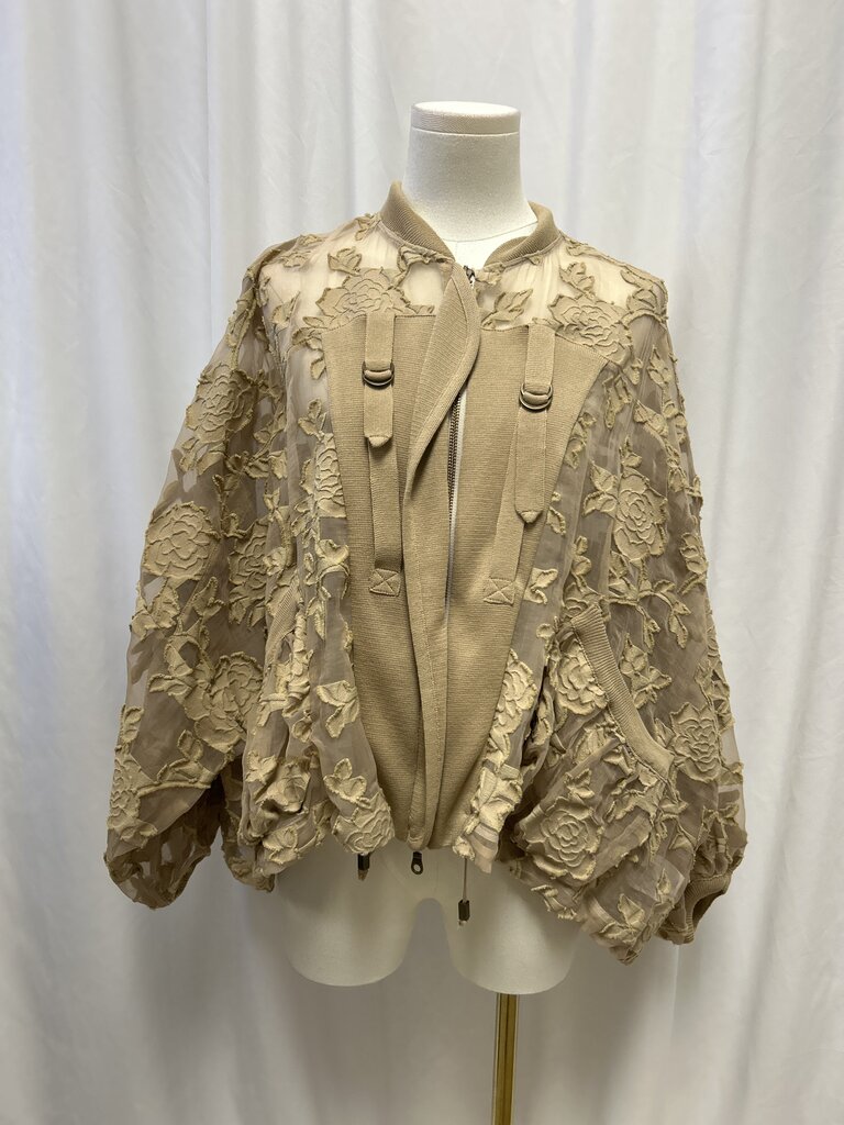 Tricot Chic Sheer Cotton Jacket