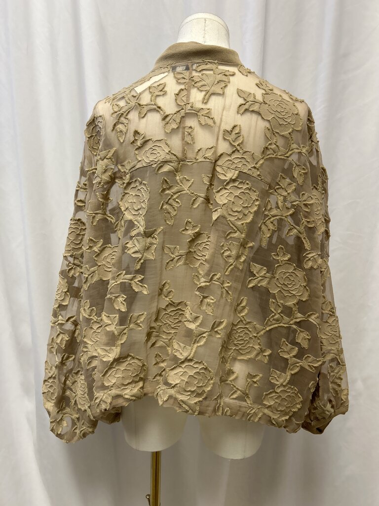 Tricot Chic Sheer Cotton Jacket