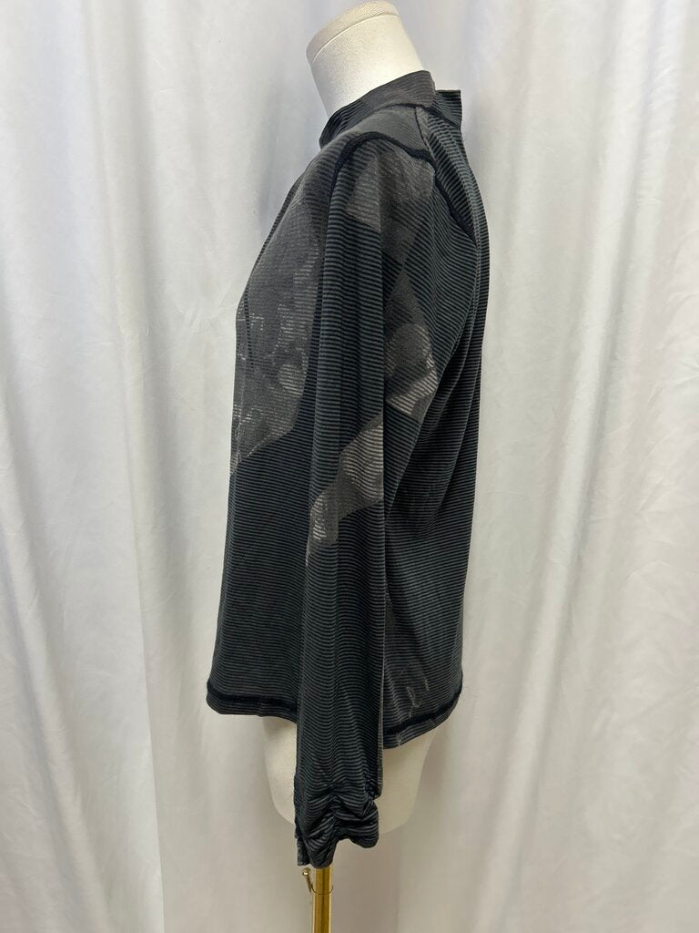 Yoshi Yoshi Striped Graphic Long Sleeve