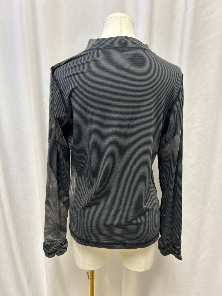 Yoshi Yoshi Striped Graphic Long Sleeve