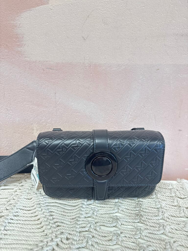 Montblanc Logo Print Mini Shoulder Bag w/ Dustbag