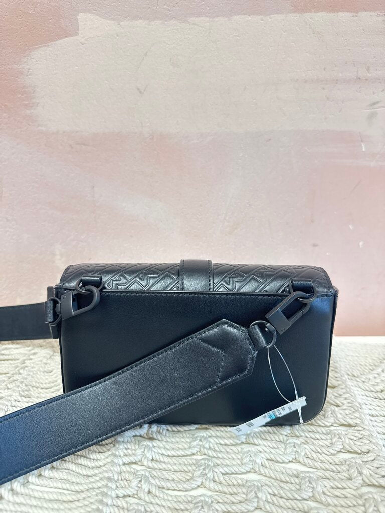 Montblanc Logo Print Mini Shoulder Bag w/ Dustbag