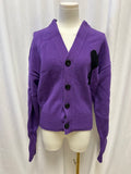 Ami Virgin Wool Heart Logo Cardigan