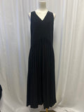 Eileen Fisher Drop Waist Sleeveless Silk Dress