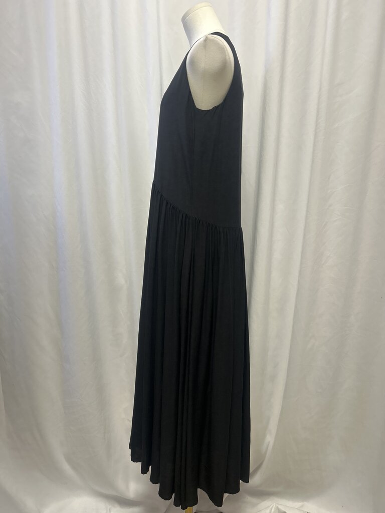 Eileen Fisher Drop Waist Sleeveless Silk Dress