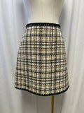 Veronica Beard Woven Mini Skirt