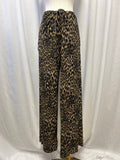 Nili Lotan Straight Leg Animal Print Pant