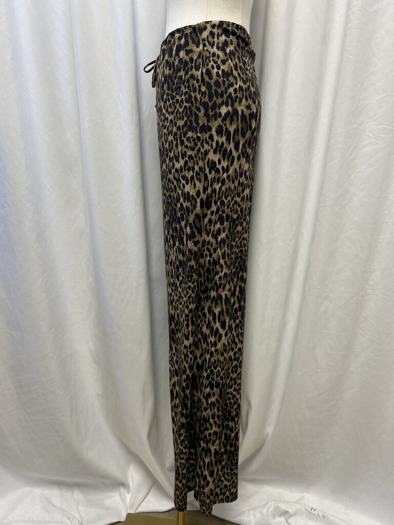 Nili Lotan Straight Leg Animal Print Pant