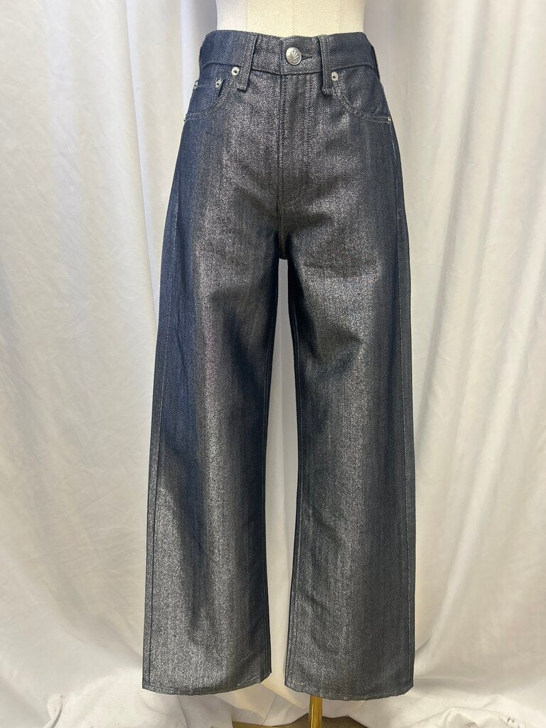 Rag & Bone Coated Metallic Jean