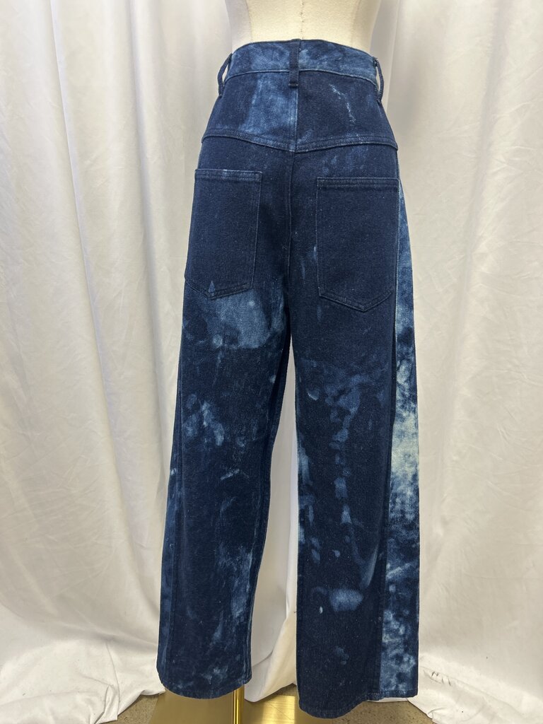 Tibi Bleached Tie Dye Jean