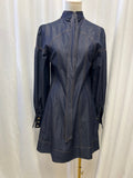 Adelyn Rae Denim Neck Tie Dress NWT