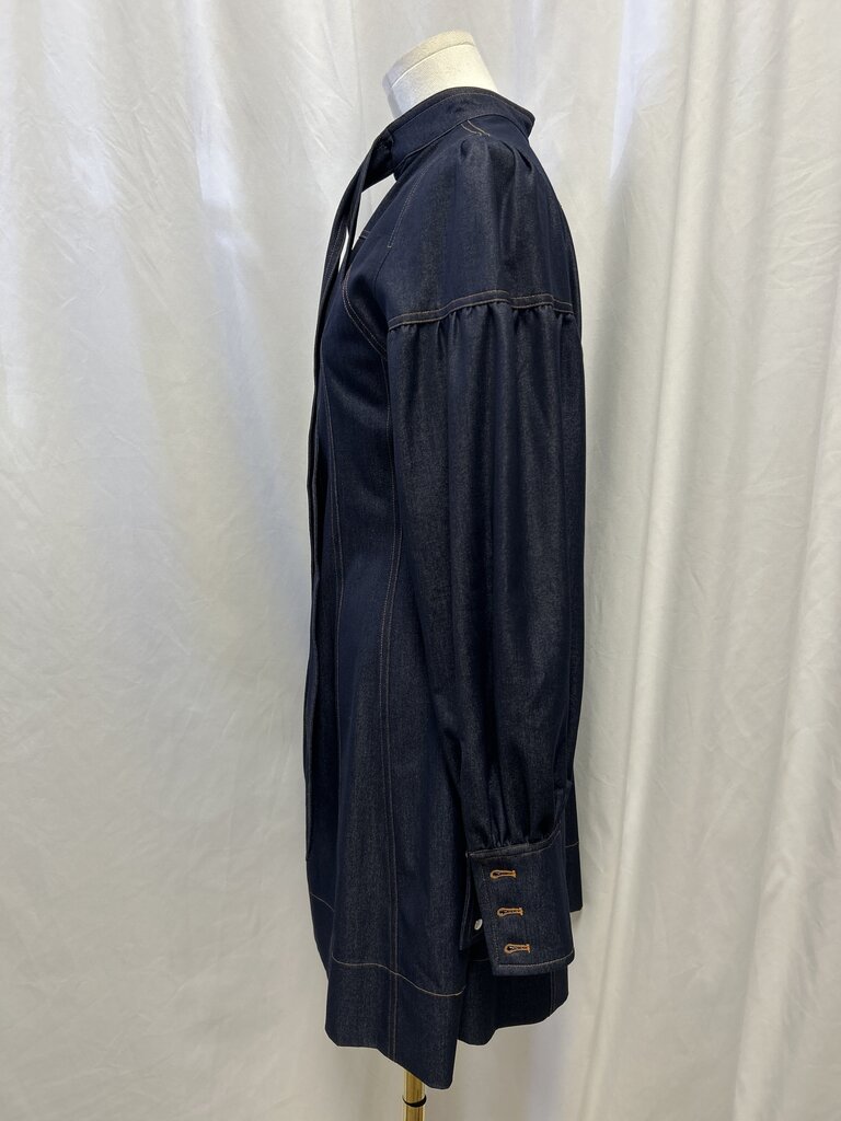 Adelyn Rae Denim Neck Tie Dress NWT