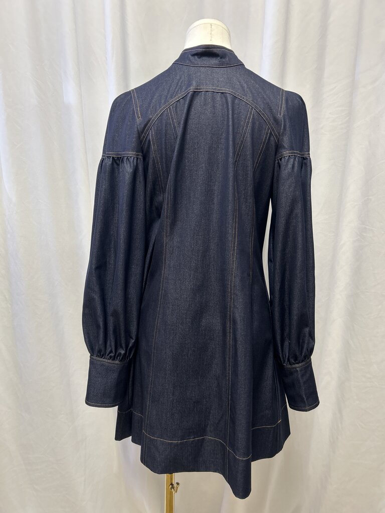 Adelyn Rae Denim Neck Tie Dress NWT