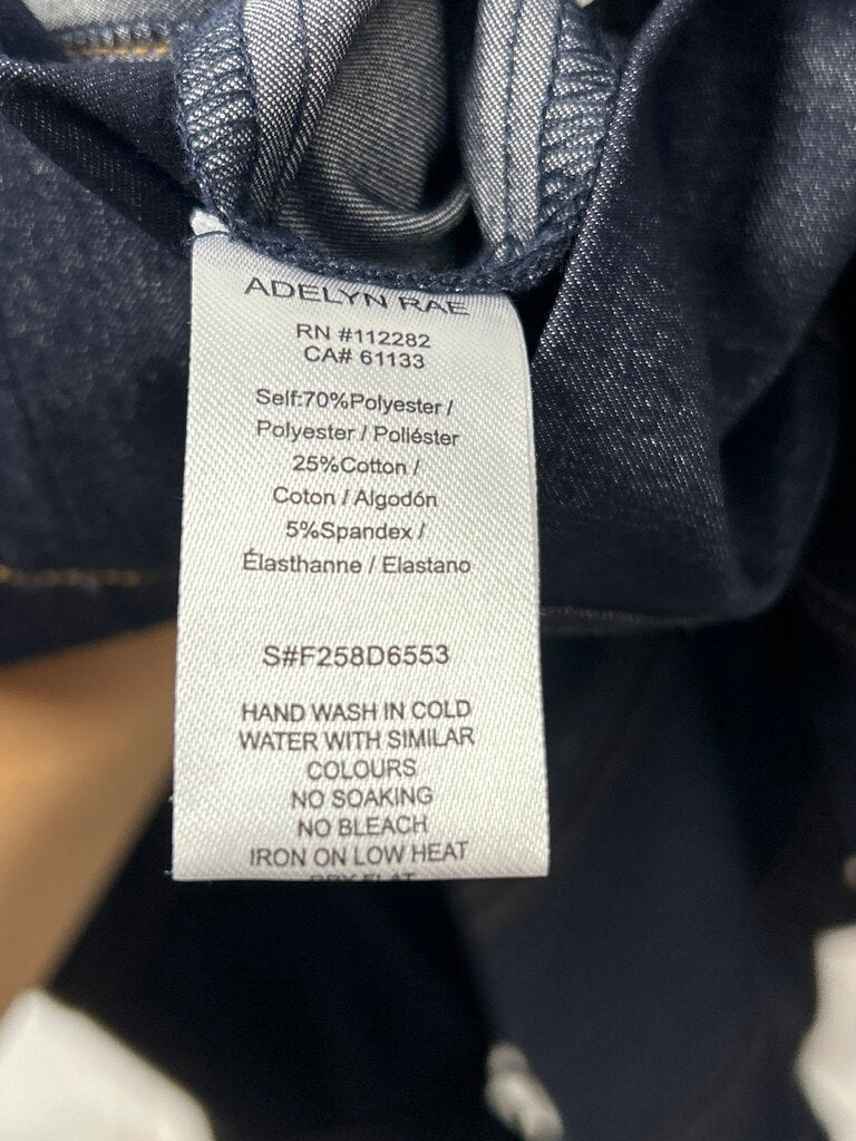 Adelyn Rae Denim Neck Tie Dress NWT