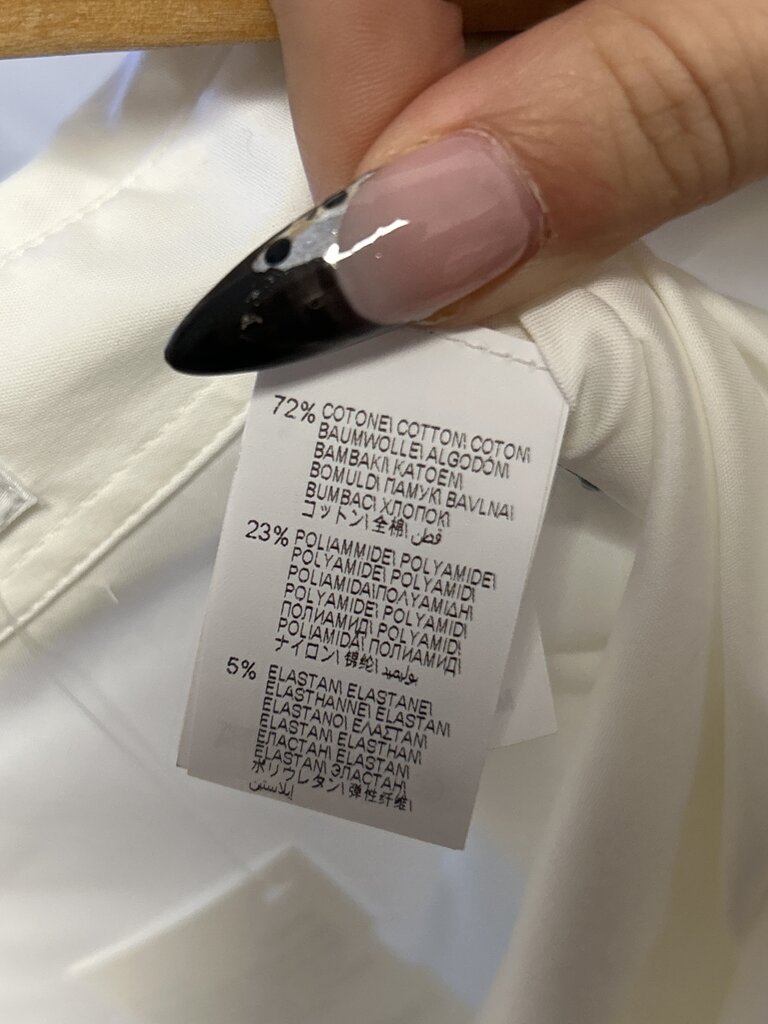 Brunello Cucinelli Lace Organza Sleeve Button Up