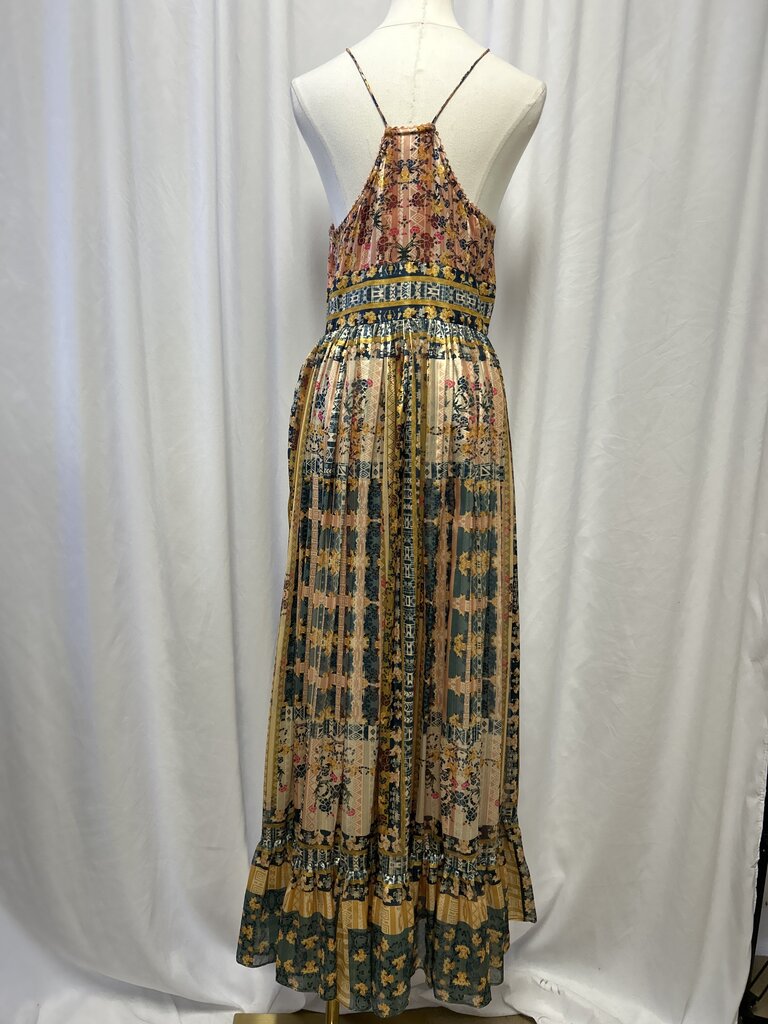 Bahnuni Anthropologie Floral Print Tank Maxi Dress NWT