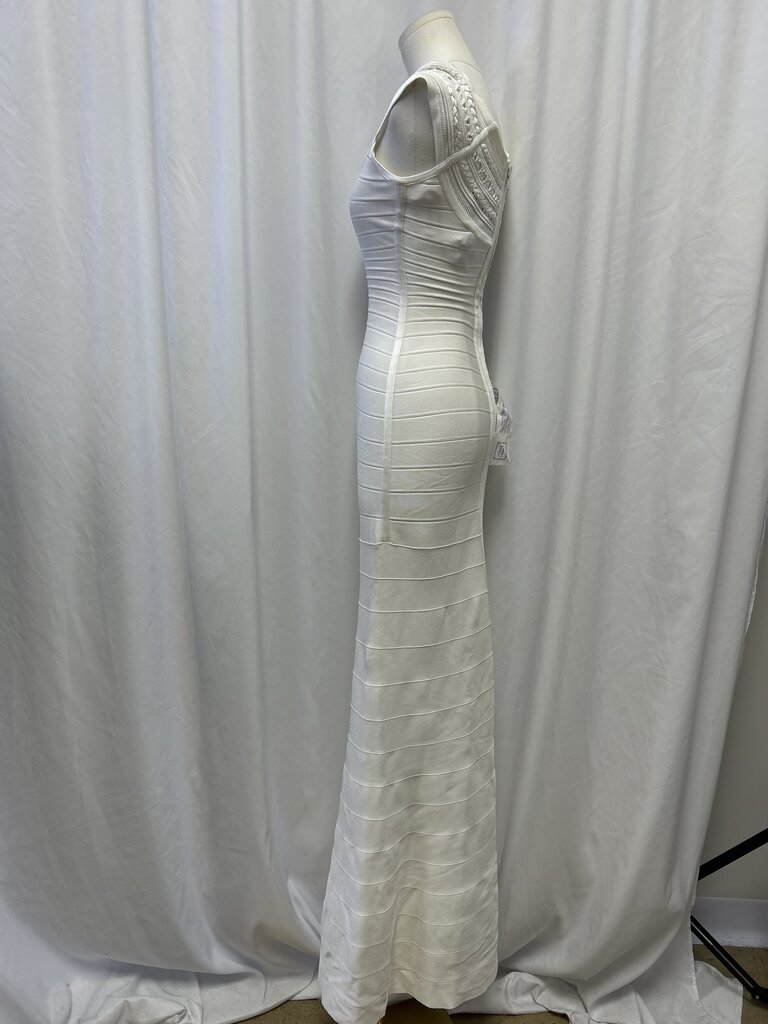 Herve Leger Woven Neck Bandage Maxi Dress NWT